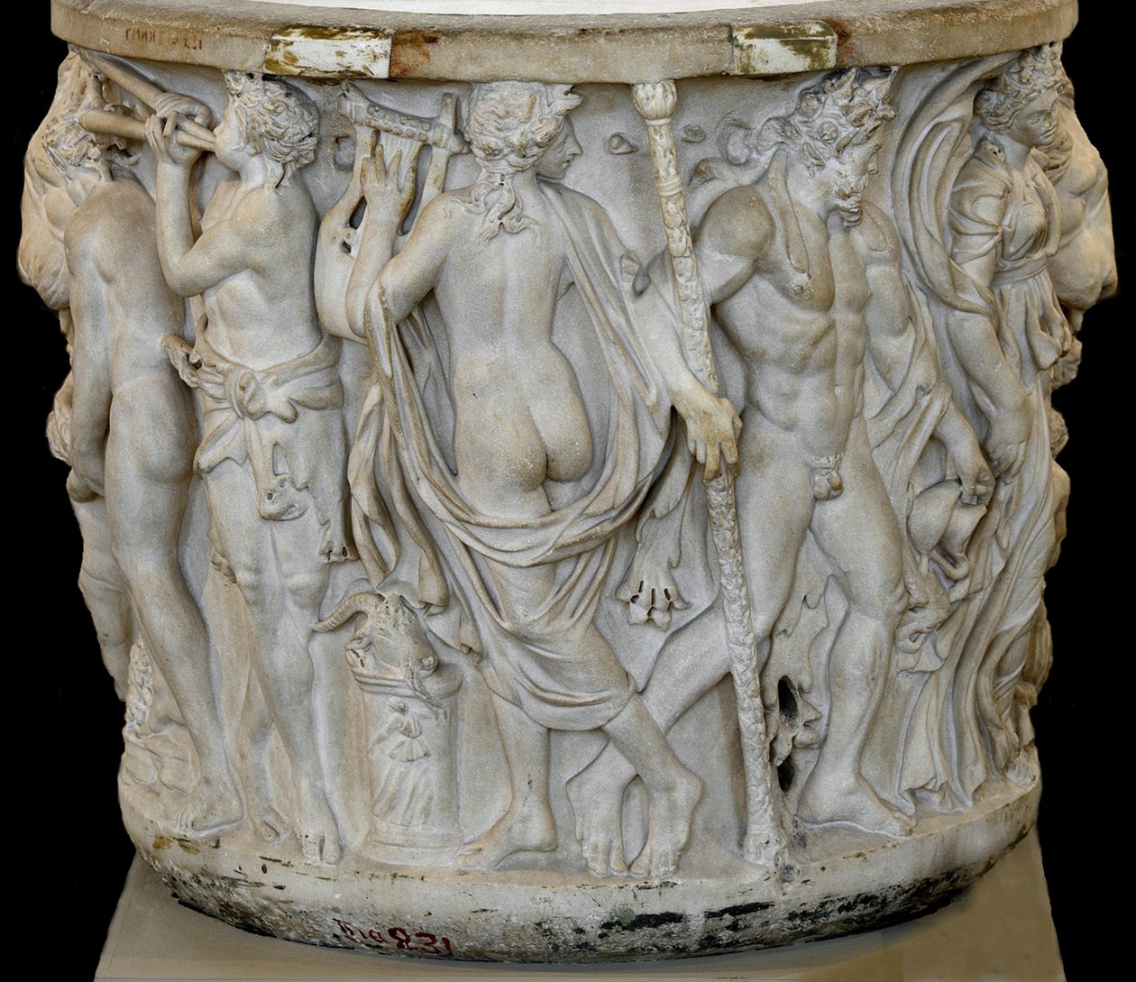 Lenos-sarkofag med Dionysiaс-scener (marmor) av Roman Roman