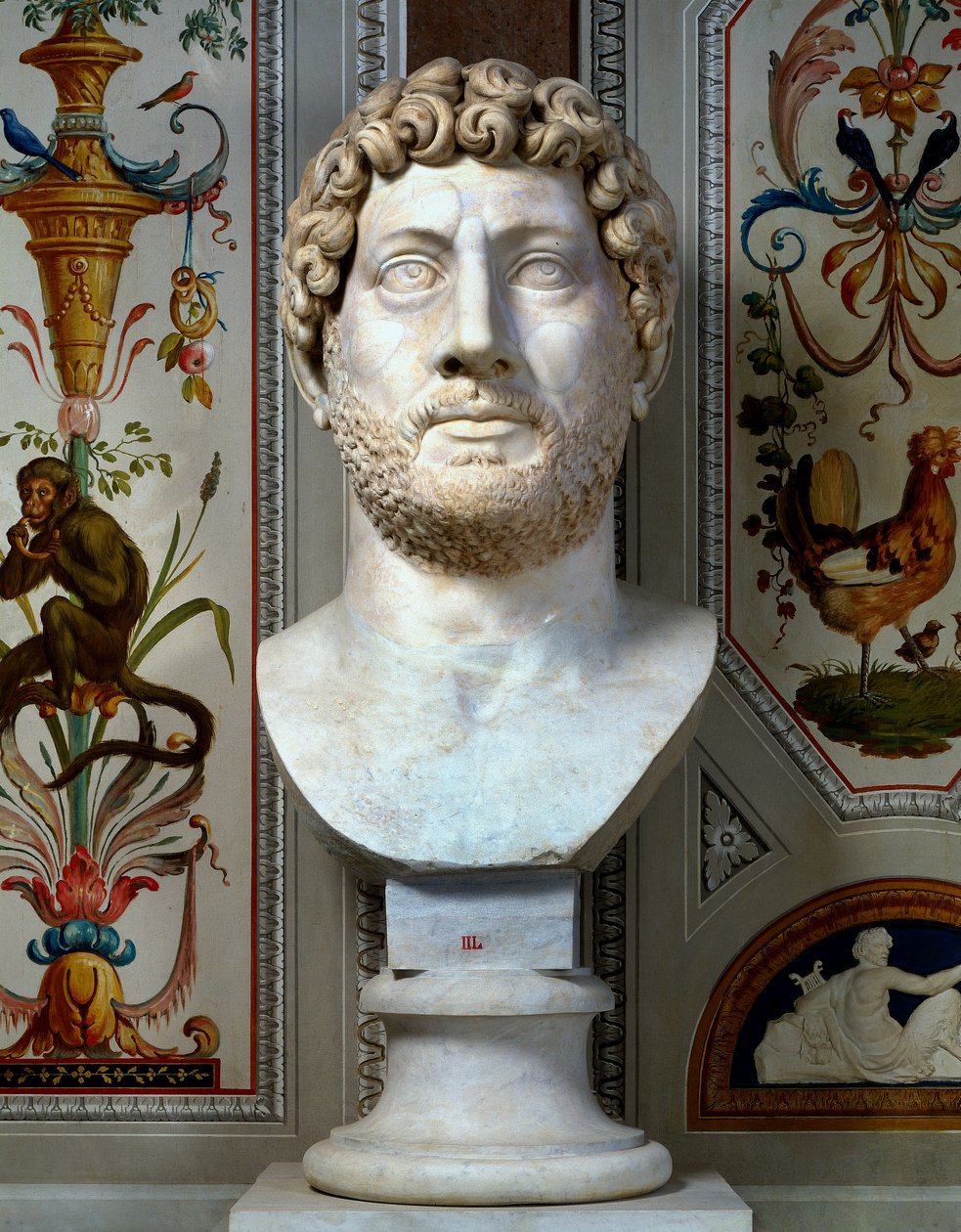 Marmorbyste av keiser Hadrian av Roman Roman