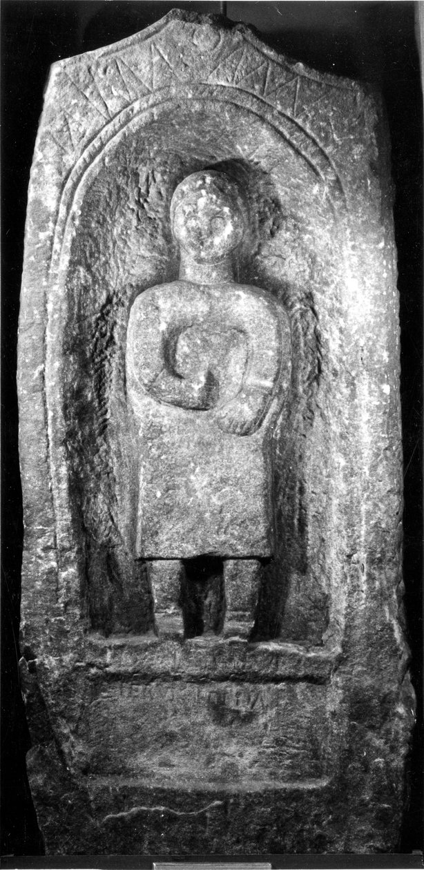 Romersk gravstein med begravelsesinnskrift for Pervica (sandstein) av Roman Roman