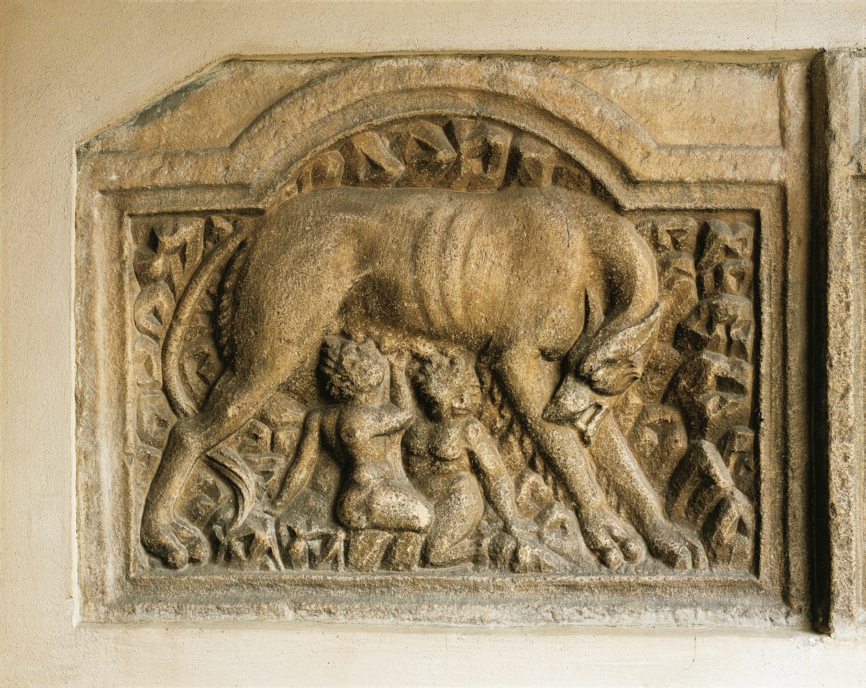 Romulus og Remus (stein) av Roman Roman