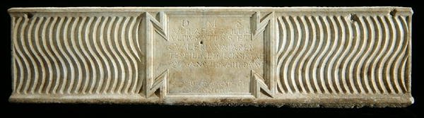 Sarkofag, sent 2.-3. århundre e.Kr. (marmor) (se også 241411) av Roman Roman