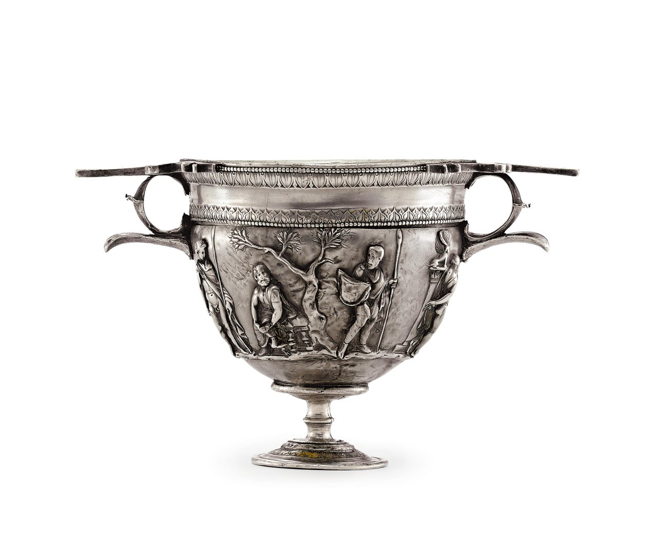 Skyphos, ca. sent 1. århundre f.Kr. - tidlig 1. århundre e.Kr. (sølv) av Roman Roman