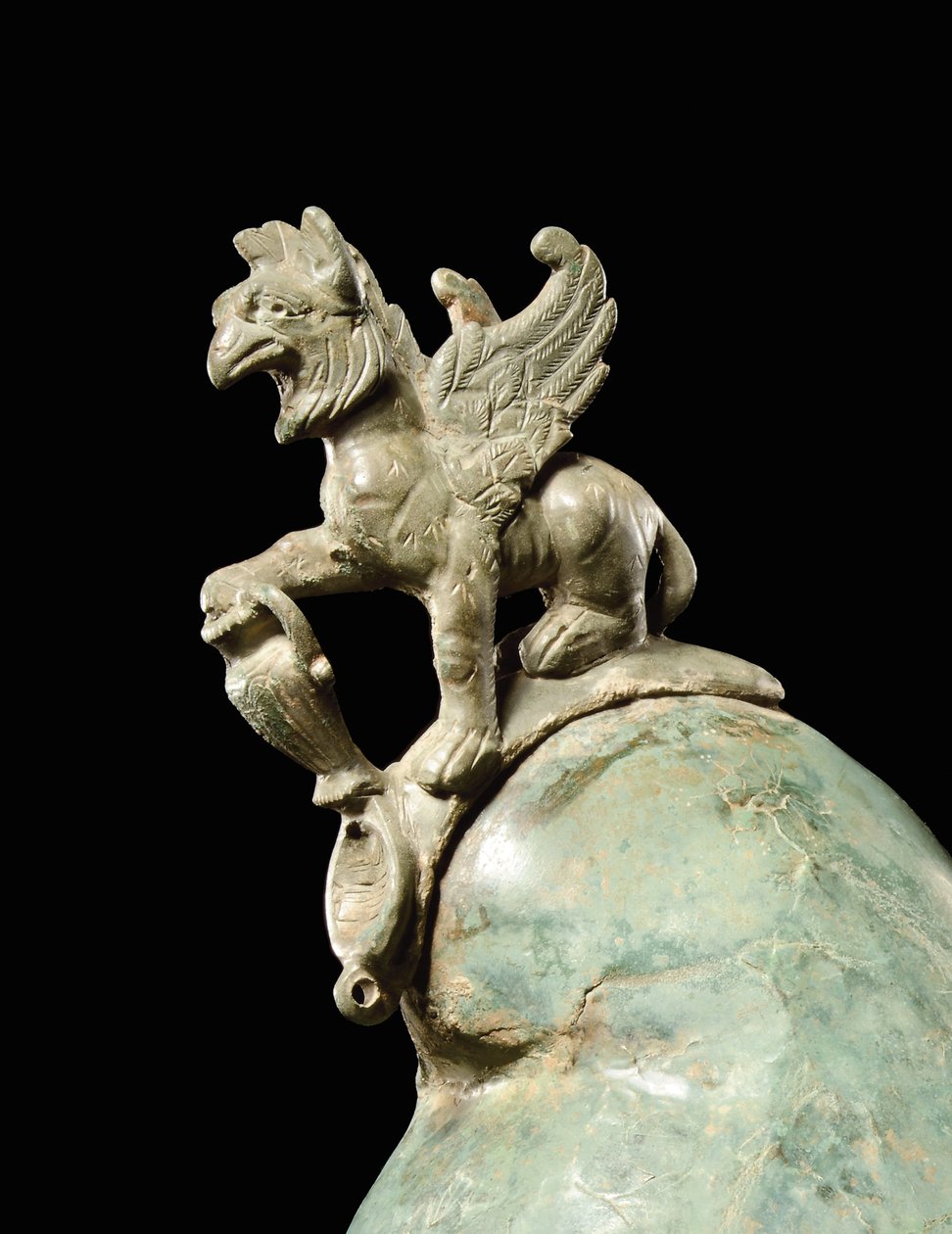 Crosby Garrett-hjelmen, sent på 1.-2. århundre e.Kr. (bronse) (se også 871729-34, 396159, 482018 og 413093-94) av Roman Roman