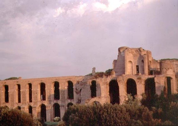 Utsikt over Palatinen fra Circus Maximus (bilde) (se også 99012) av Roman Roman