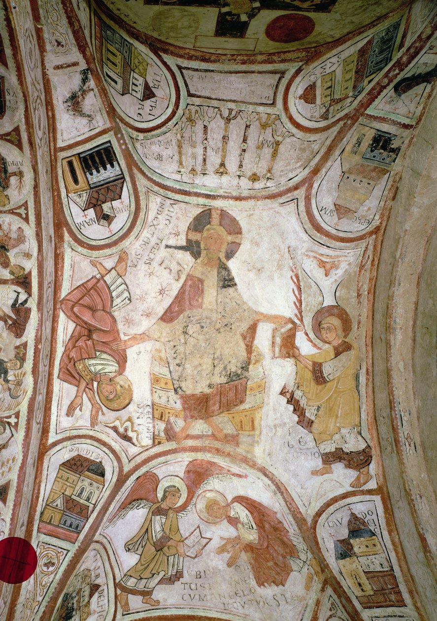 Scene fra Apokalypsen av Romanesque