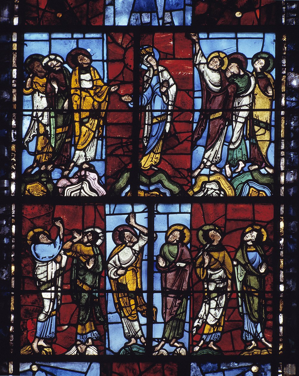 Ascension (farget glass av Romanesque