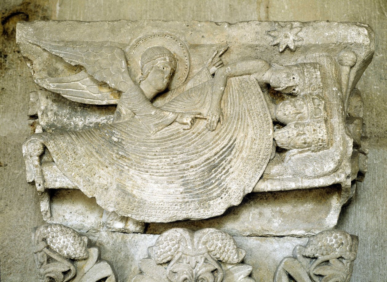 Kapellet til Cathedrale Saint Lazarus d'Autun. Romansk kunst fra 1200-tallet. Autun, Saone og Loire, Burgund, Frankrike. av Romanesque