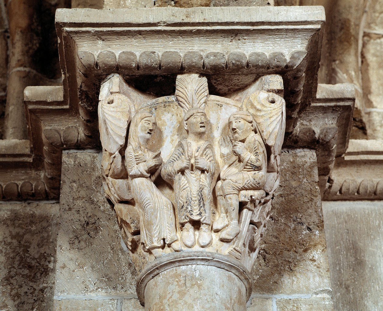 Eugenia av Roma (utskåret hovedstad) av Romanesque