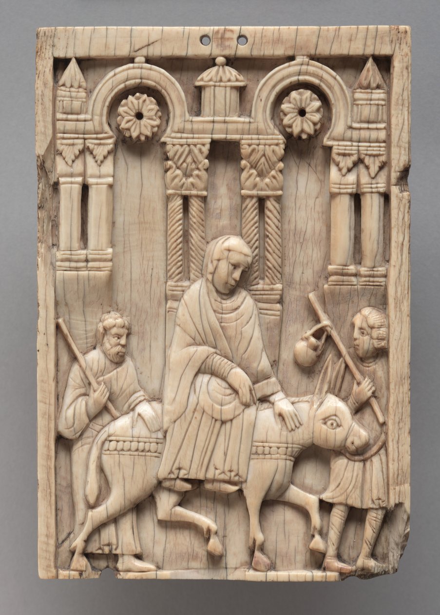 Plakett: Reisen til Betlehem, ca. 1100-1120 av Romanesque