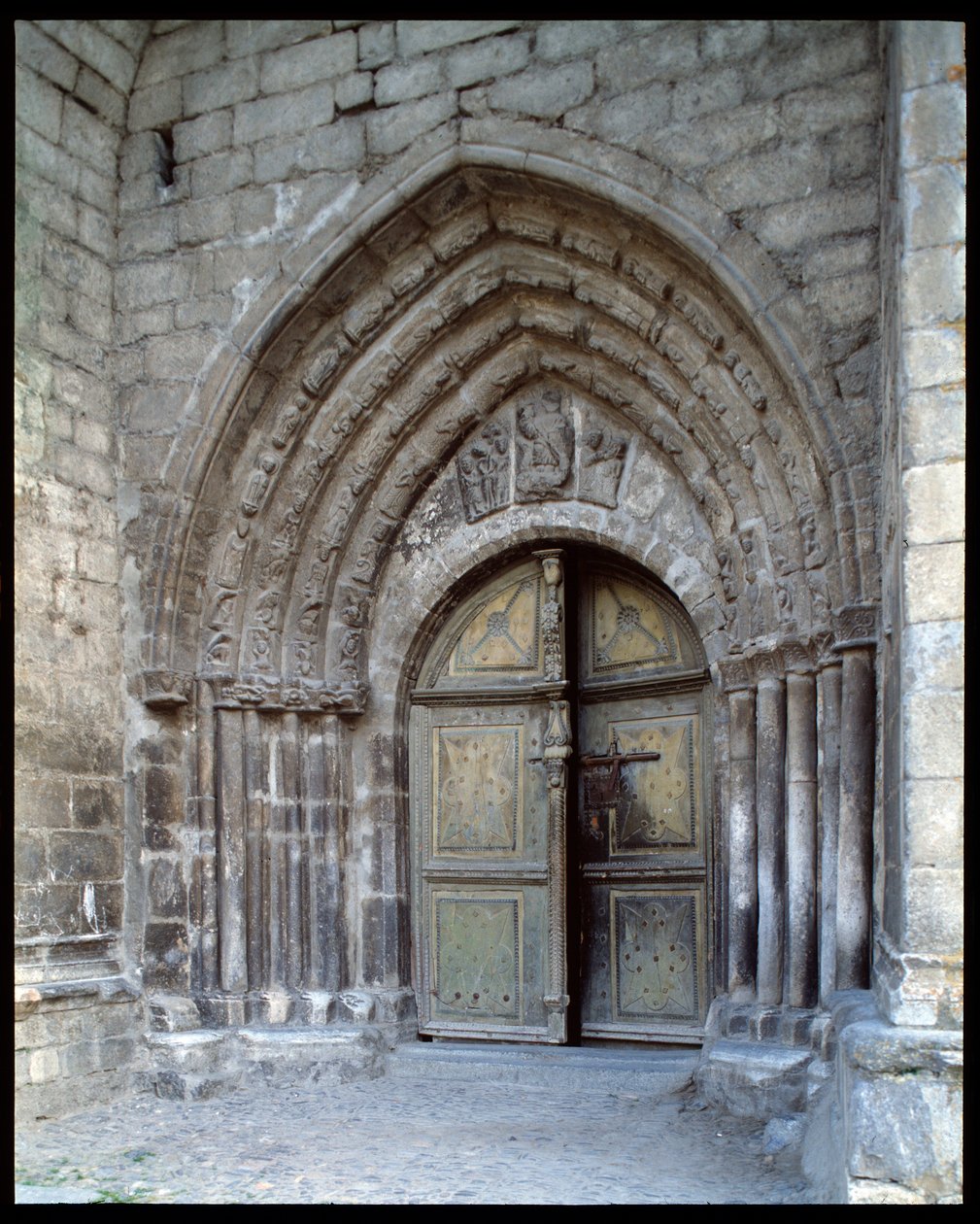 Utsikt over kirken av Romanesque