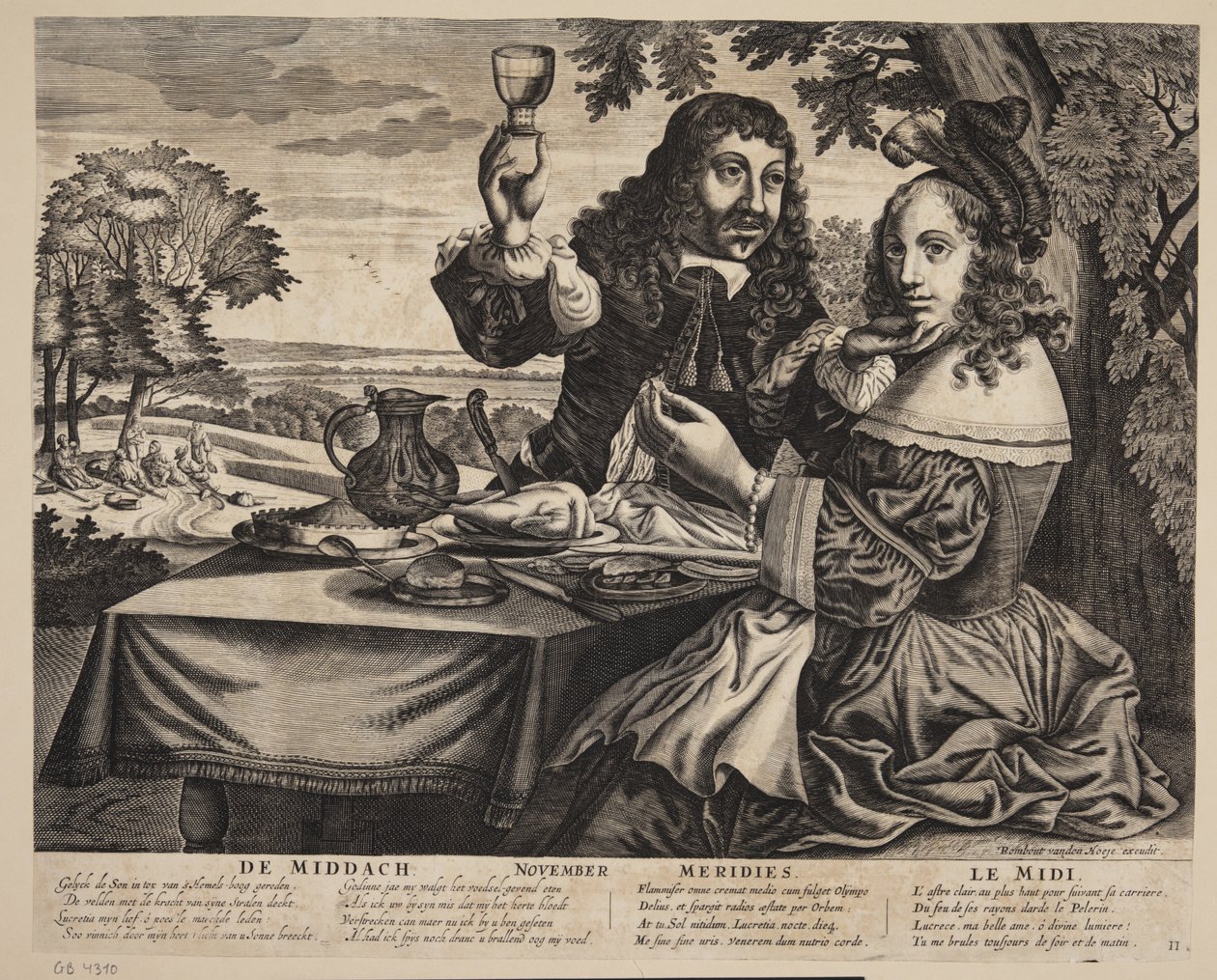 Midday (Middagen - Meredies - Le midi) av Rombout Van den Hoeye
