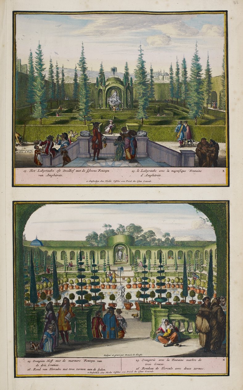 The Park at Enghien, ca. 1685, illustrasjon fra en 