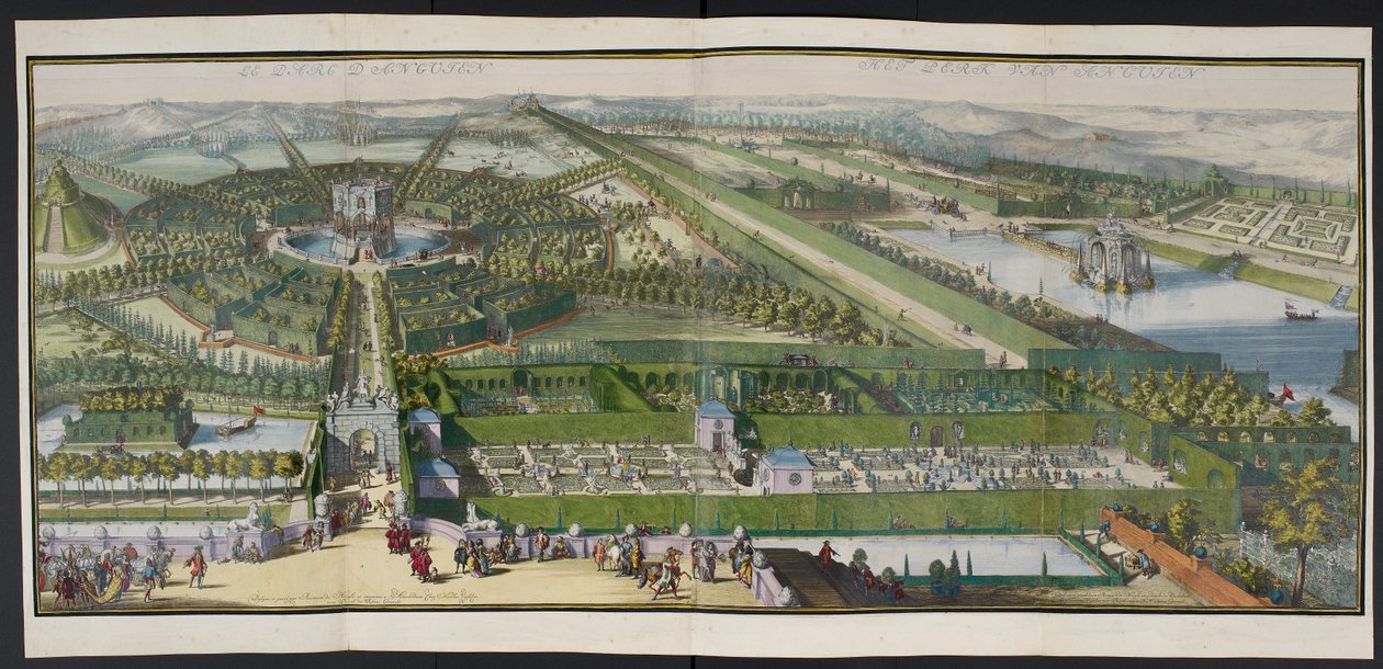 The Park at Enghien, ca. 1685, illustrasjon fra en 
