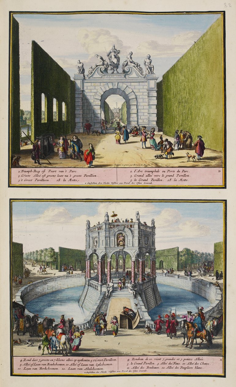 The Park at Enghien, ca. 1685, illustrasjon fra en 