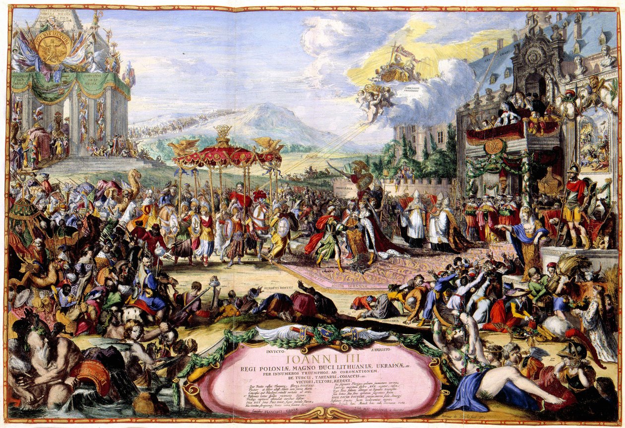 Allegori av kong John III Sobieski, 1675 av Romeyn de Hooghe