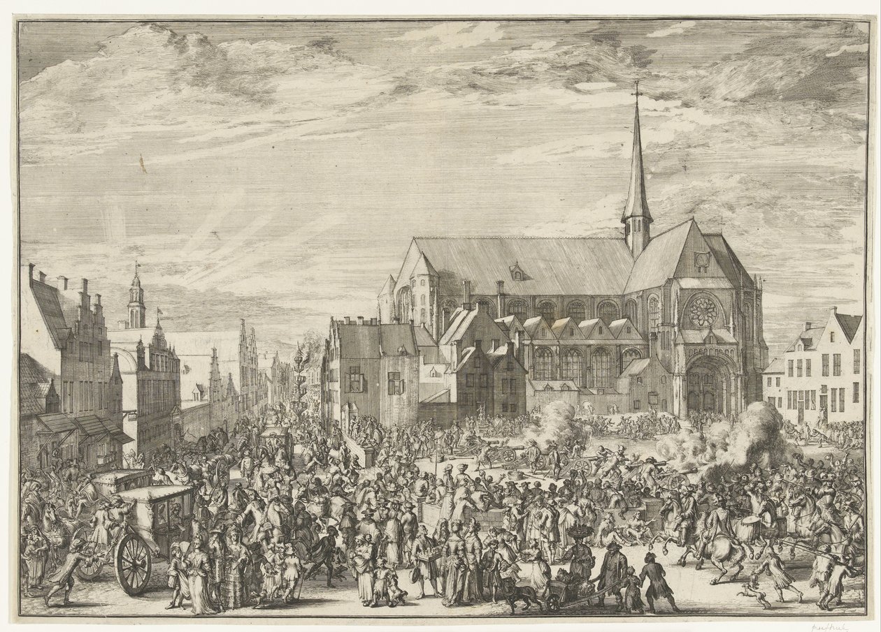 Leopold I:s inntreden i Brussel, 1686 Leopold I:s inntreden i Brussel etter å ha beseiret tyrkerne, 1686 (serietittel) av Romeyn de Hooghe