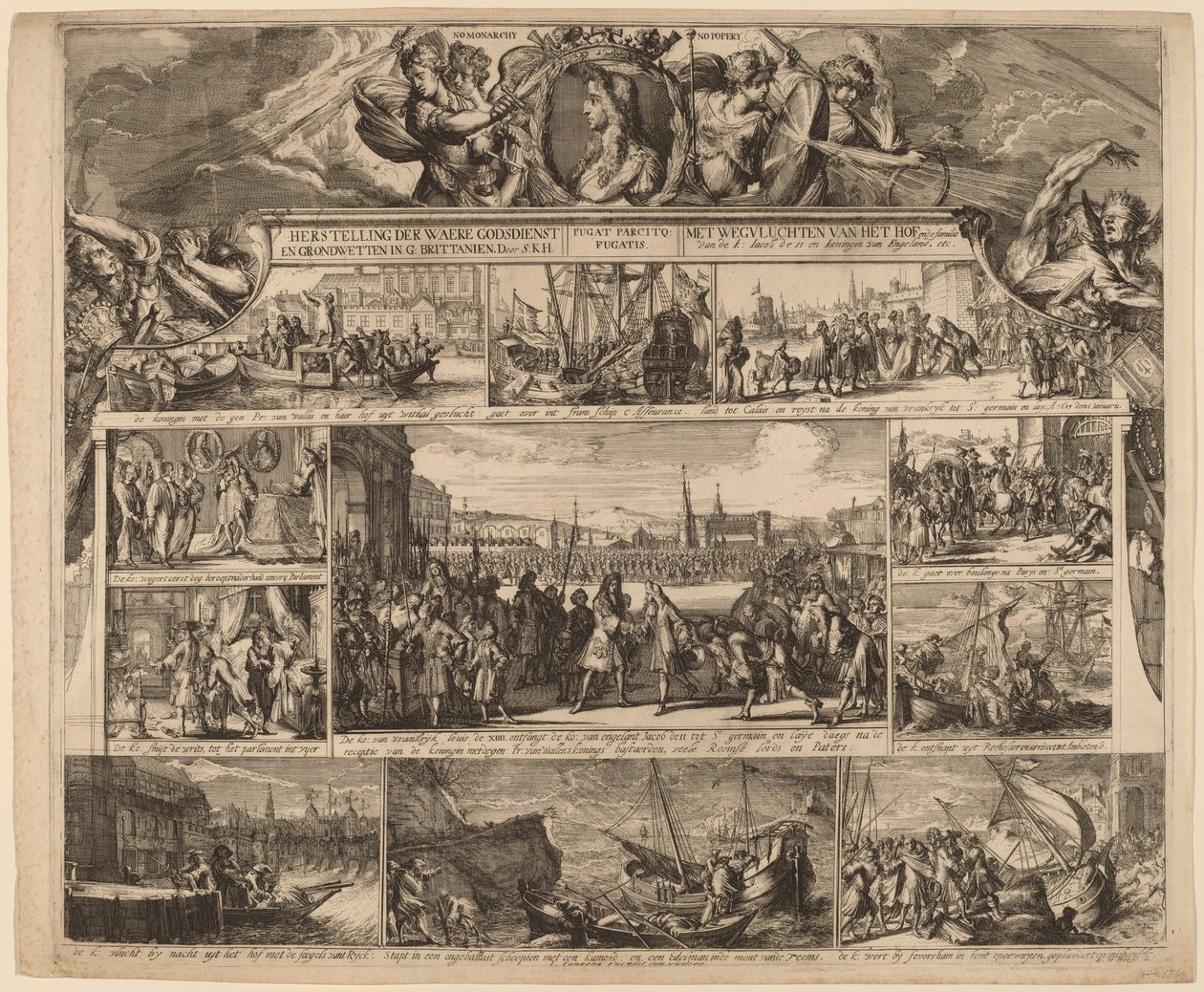 Ingen monarki, ingen pavedømme av Romeyn de Hooghe