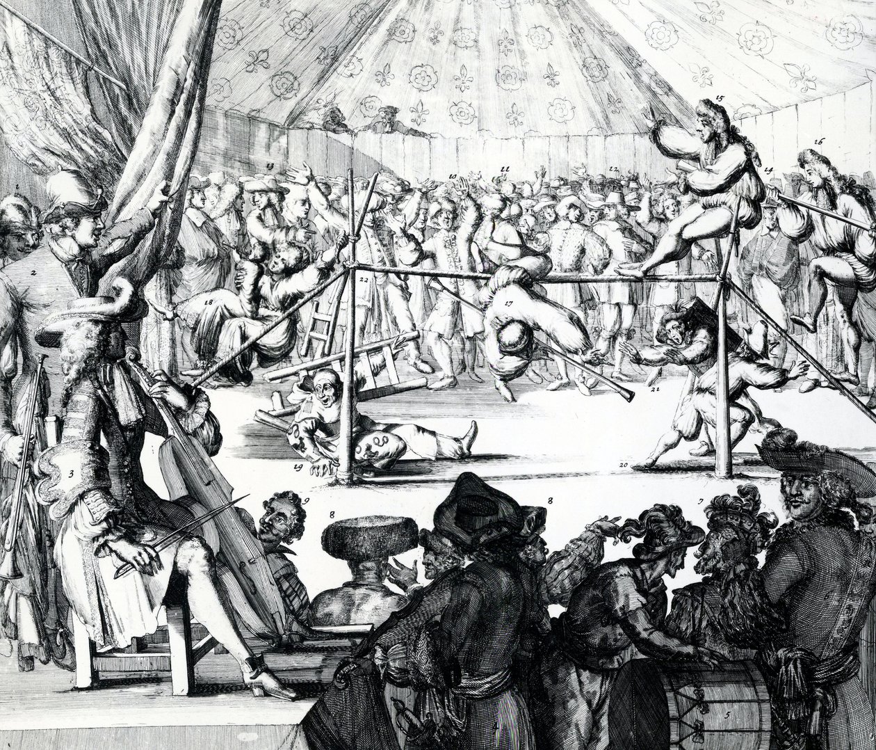 Betaling som faller, 1697 av Romeyn de Hooghe