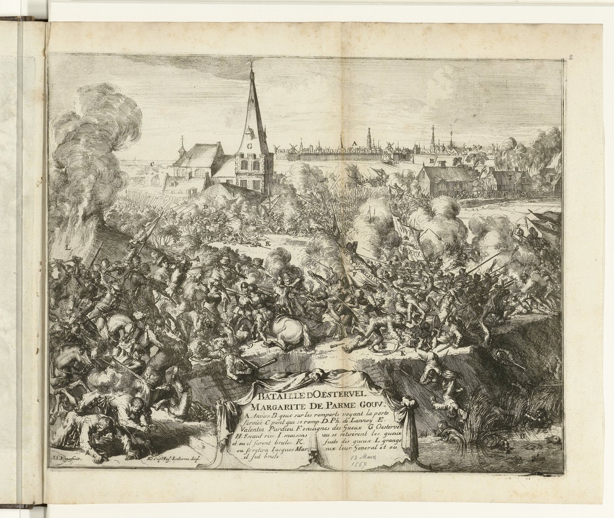 Slaget ved Oosterweel, 1567 Bataille d