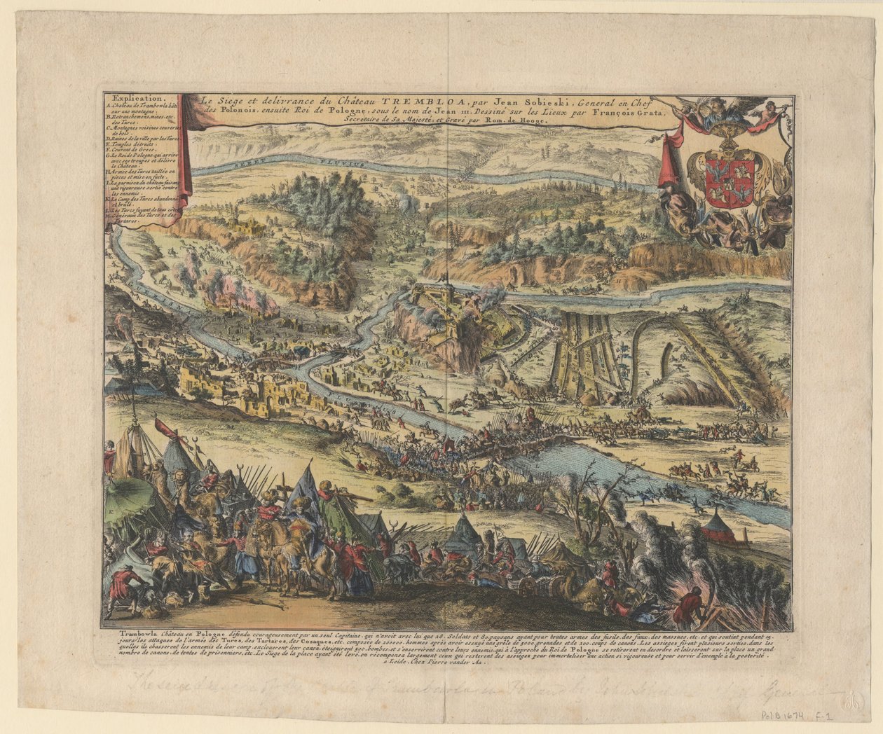 Beleiringen av Trembowla i 1675, 1690 av Romeyn de Hooghe