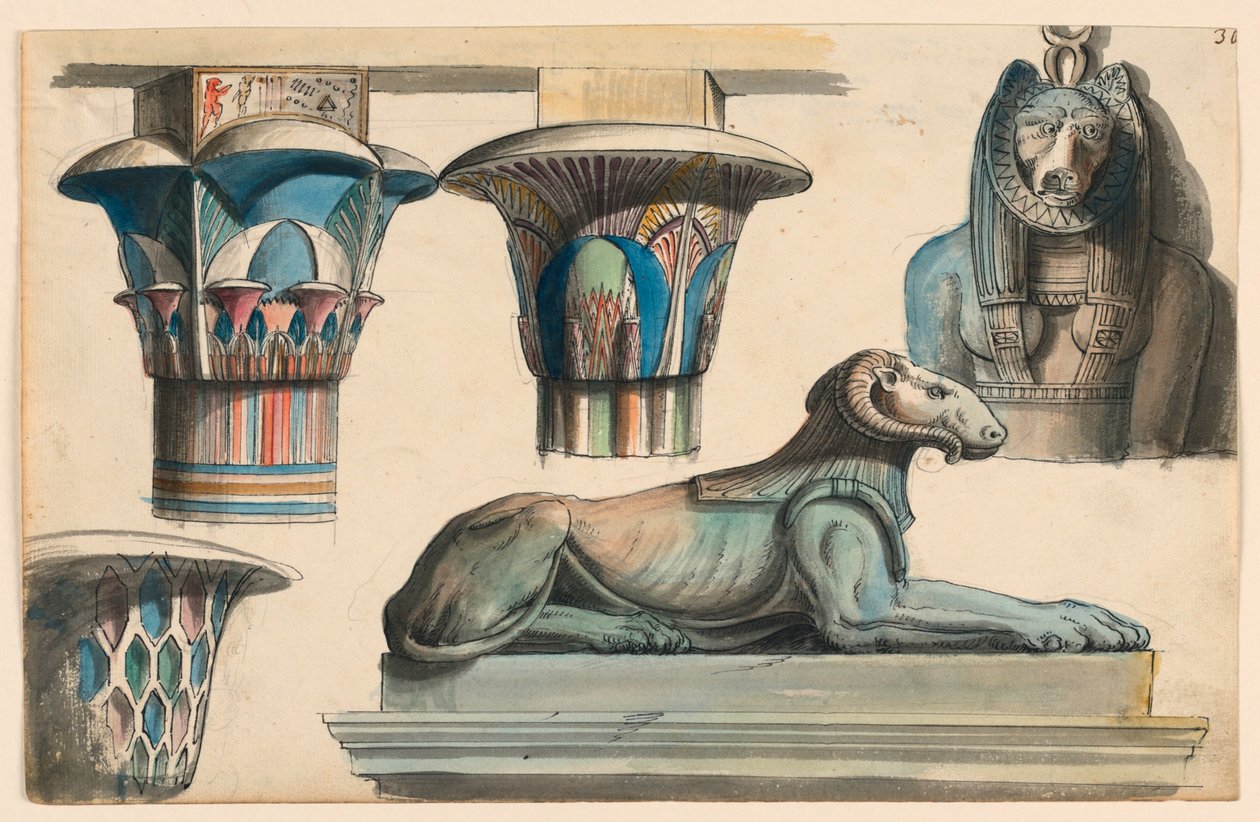 Egyptiske antikviteter av Romolo Achille Liverani