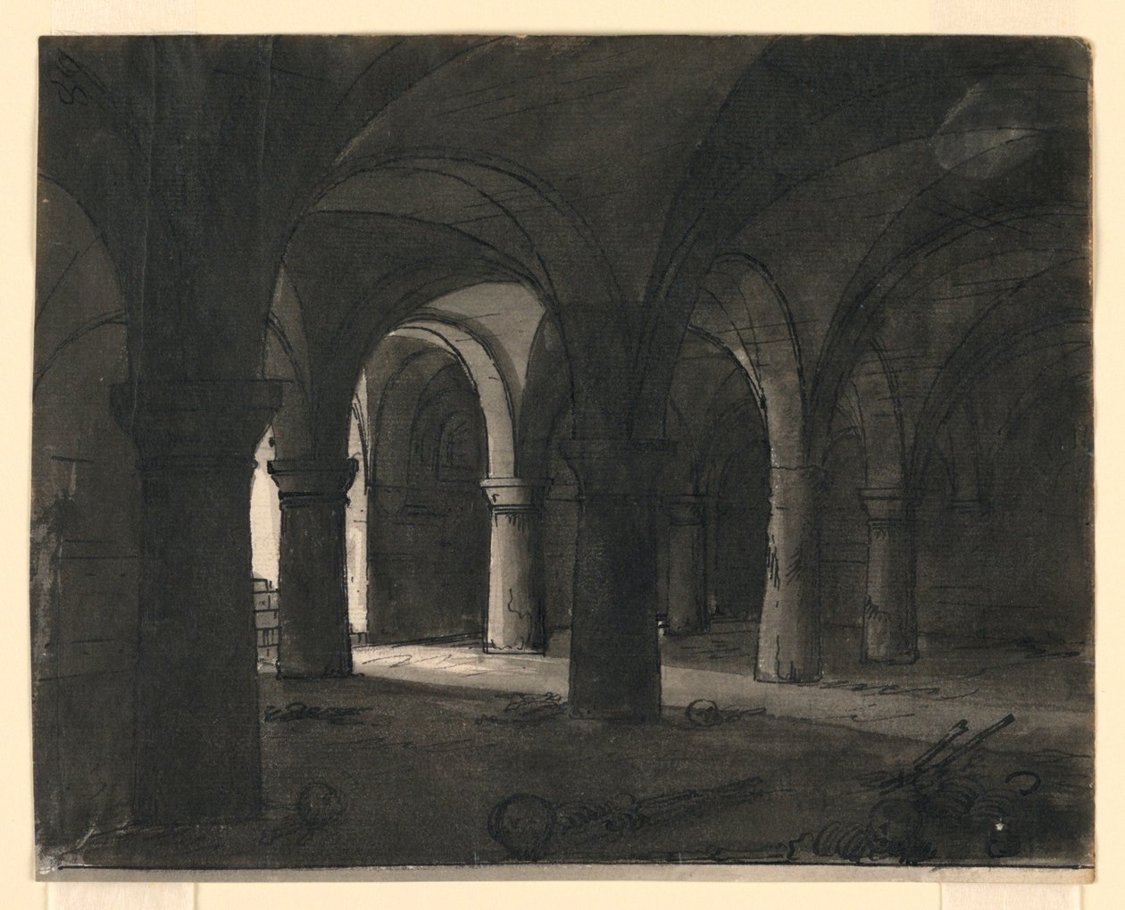 Scenedesign, krypt av Romolo Achille Liverani
