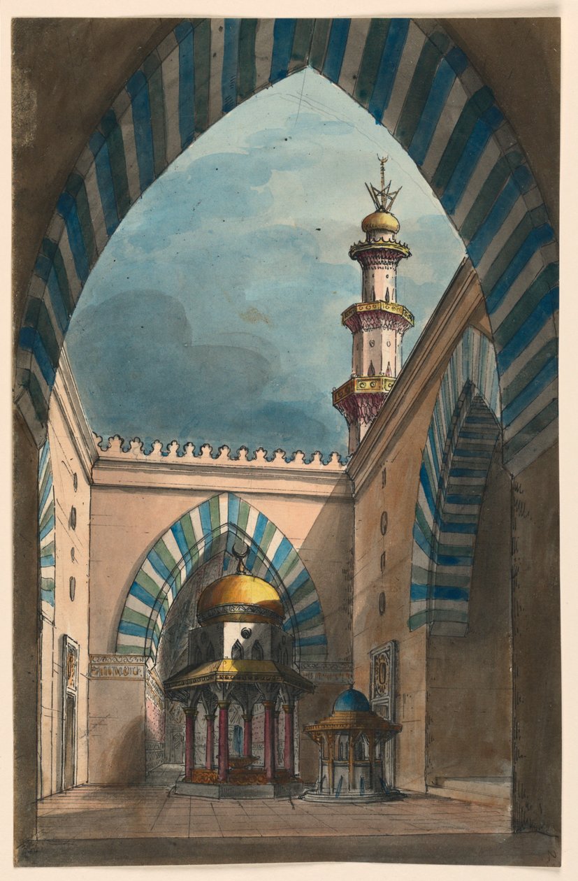 Scenografi, Oriental Court av Romolo Achille Liverani