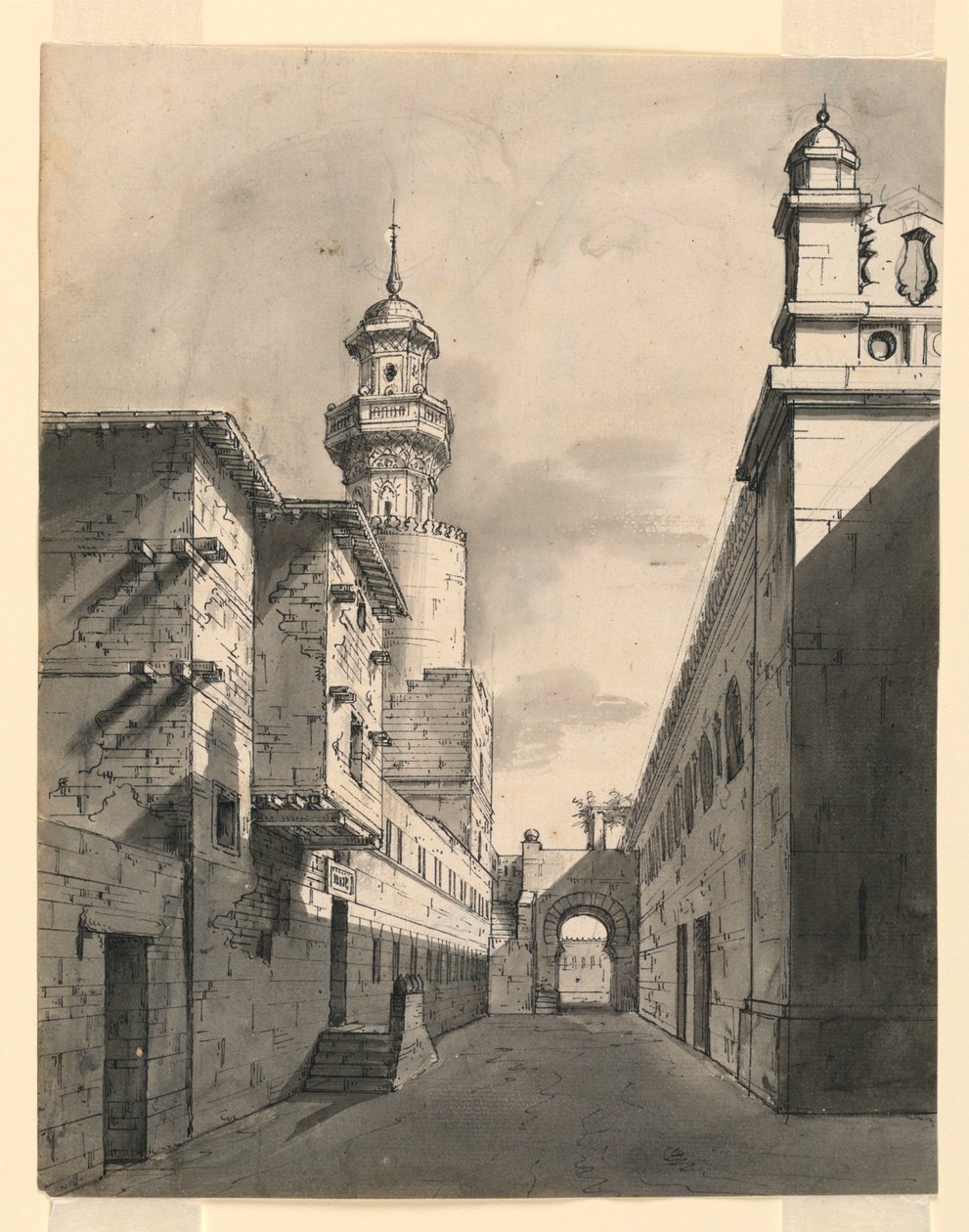 Scenedesign, Oriental Street av Romolo Achille Liverani
