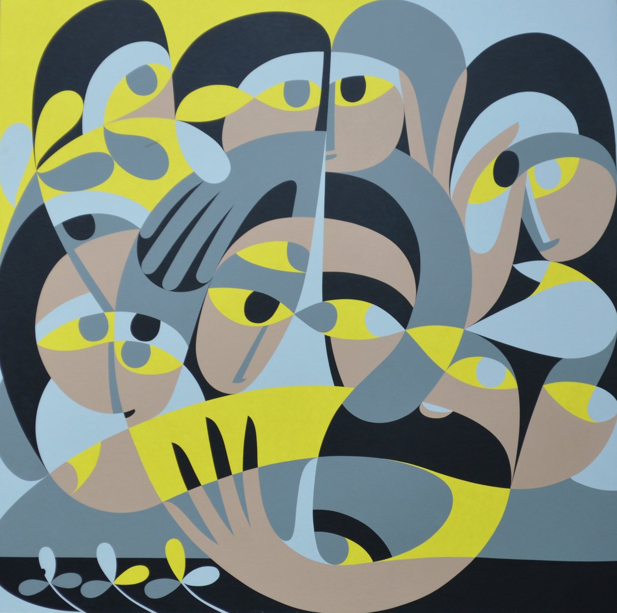 Tilstedeværelse III, 1987 av Ron Waddams