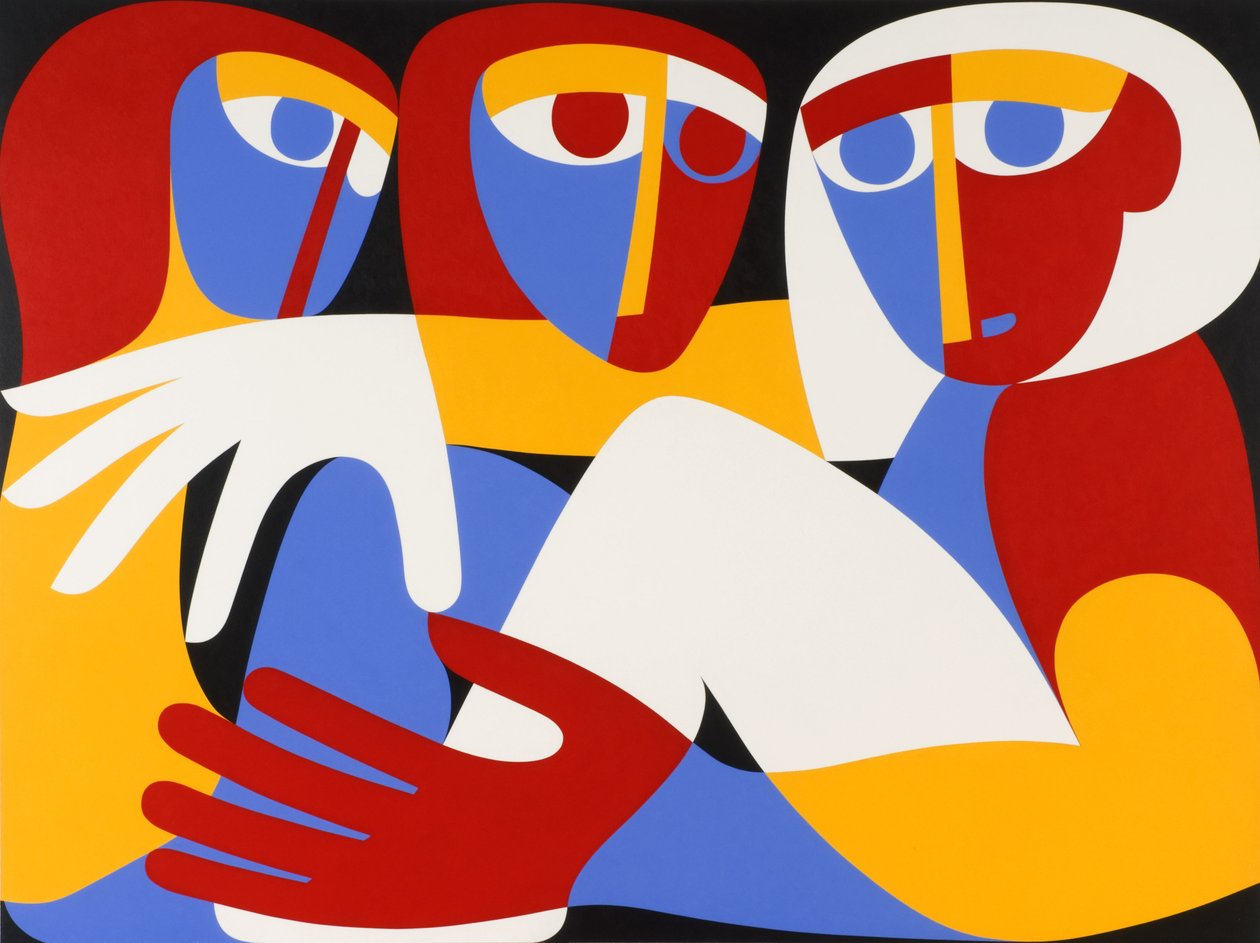 Till Light Arise, 1988 (akryl om bord) av Ron Waddams