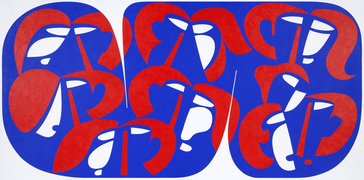 Speaking Truth to Power, 2008 (akryl om bord) av Ron Waddams