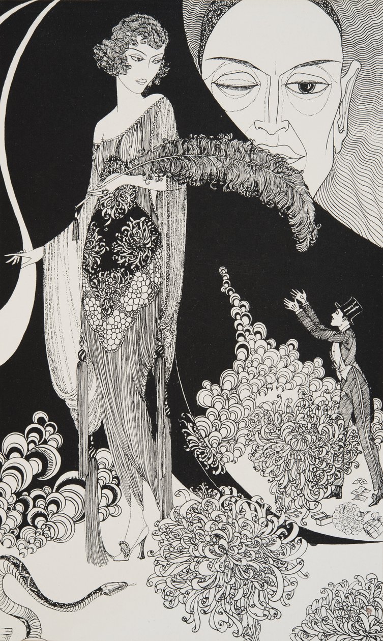 Illustrasjon fra Rubáiyát av Omar Khayyam, 1920 av Ronald Balfour