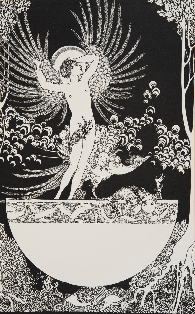 Illustrasjon fra Rubáiyát av Omar Khayyam, 1920 av Ronald Balfour