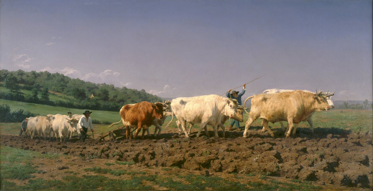 Pløying i Nevers av Rosa Bonheur