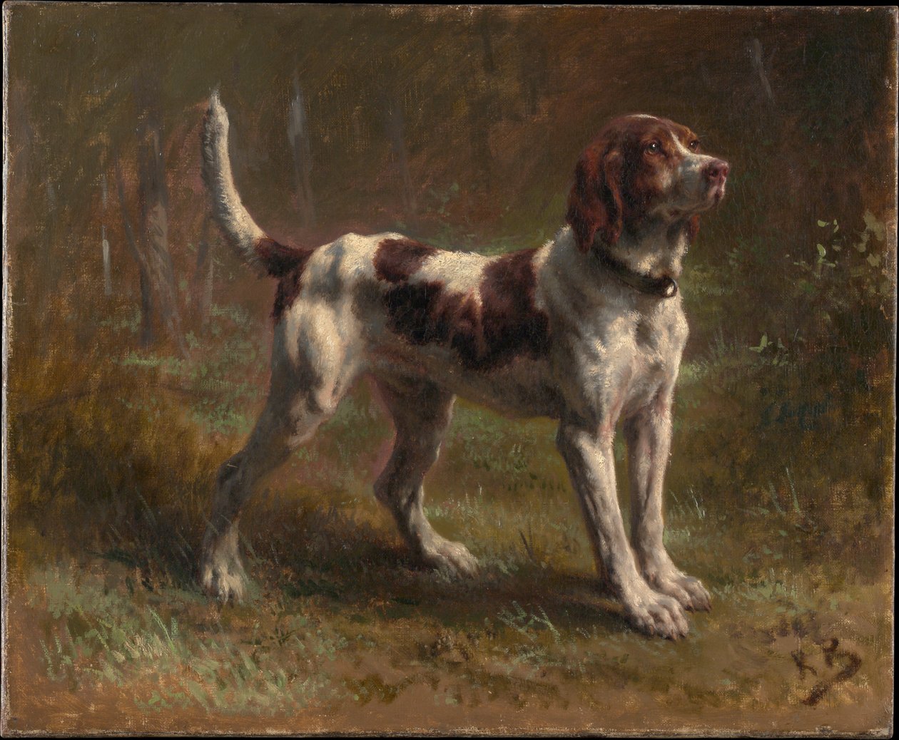 En Bloodhound Lighter Hound av Rosa Bonheur