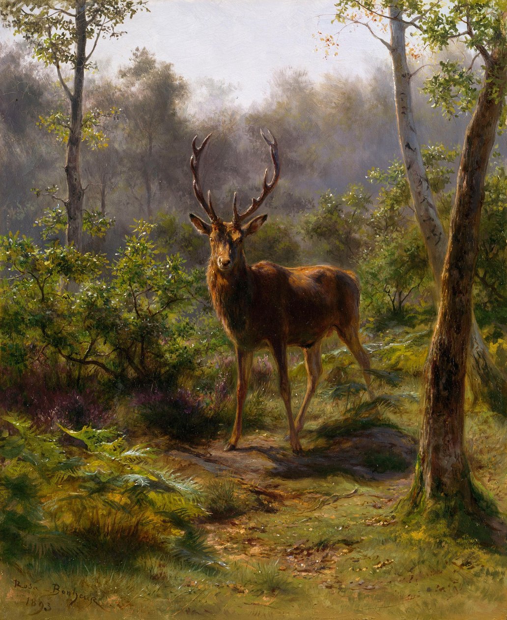 En hjort av Rosa Bonheur
