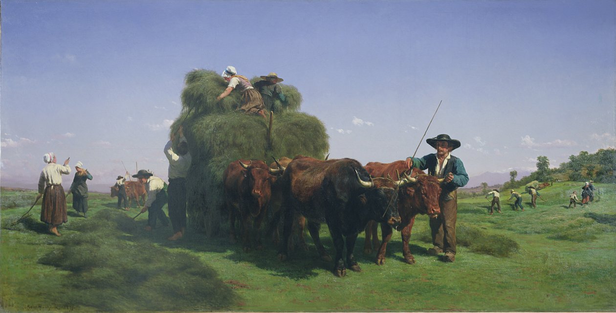 Høsting, Auvergne av Rosa Bonheur