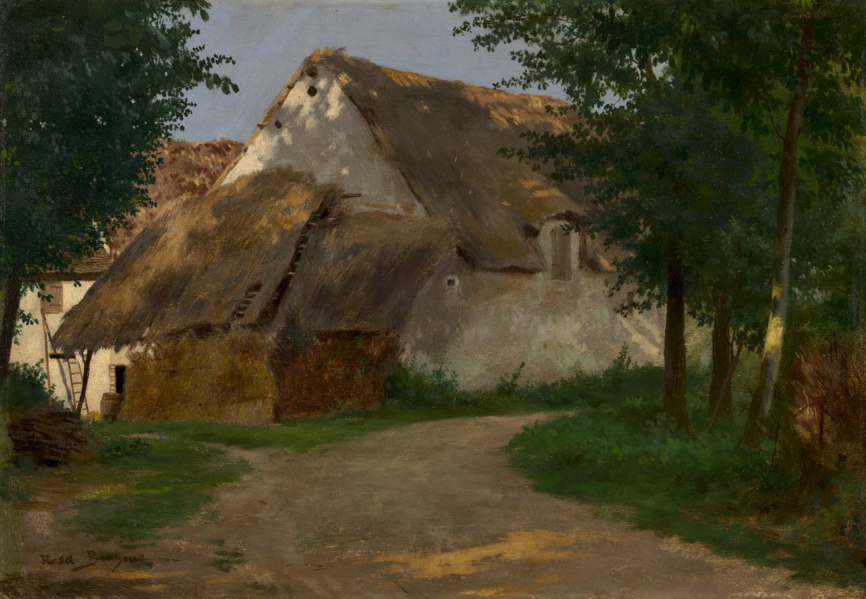 Gården ved inngangen til skogen av Rosa Bonheur