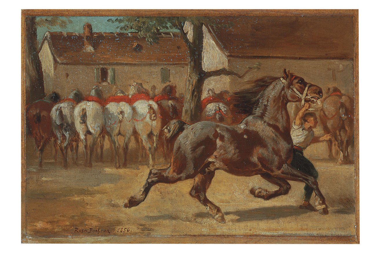 Trav en hest av Rosa Bonheur