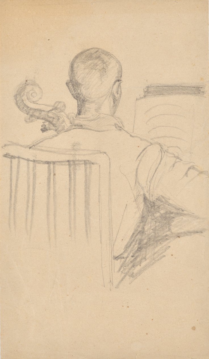 Walter Barwig spiller cello av Rosa Simon Barwig