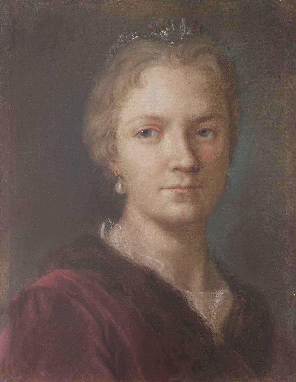 Selvportrett av Rosalba Giovanna Carriera