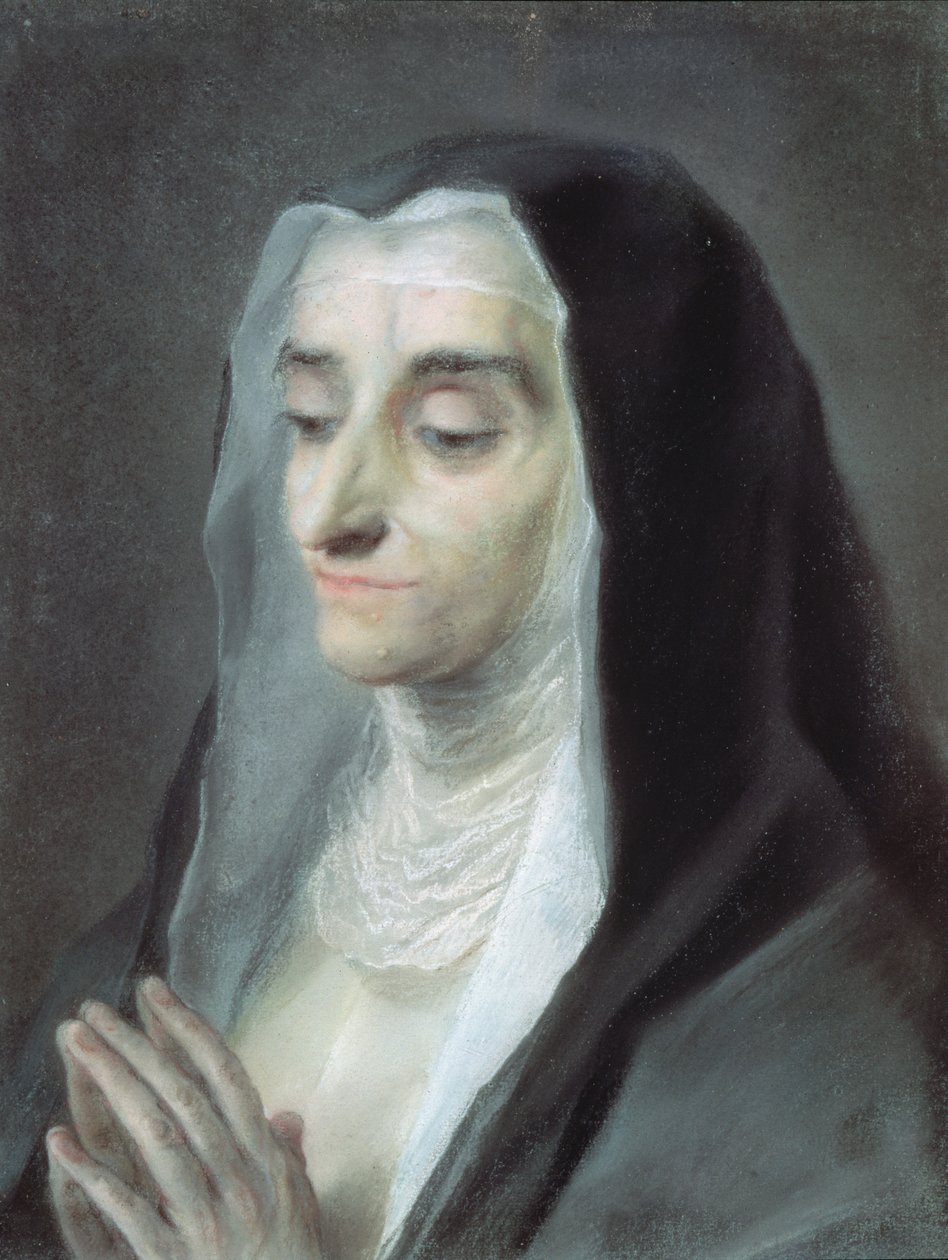 Søster Maria Caterina, 1732 (pastell) av Rosalba Giovanna Carriera