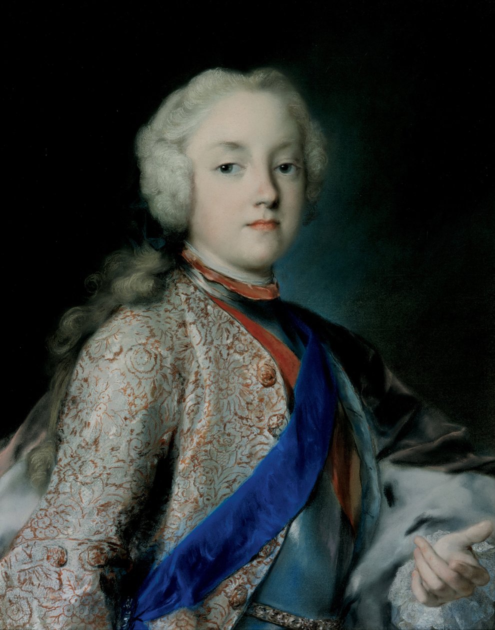 Kronprins Frederick Christian av Sachsen 1722-1763, 1739-1740 av Rosalba Giovanna Carriera