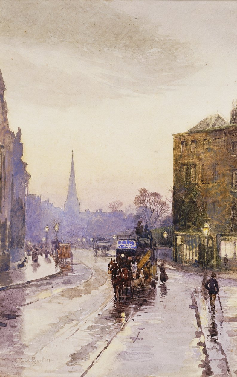 Å ta trikken i Nassau Street, Dublin, av Rose Maynard Barton