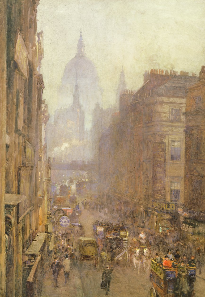 Fleet Street, 1892 av Rose Maynard Barton