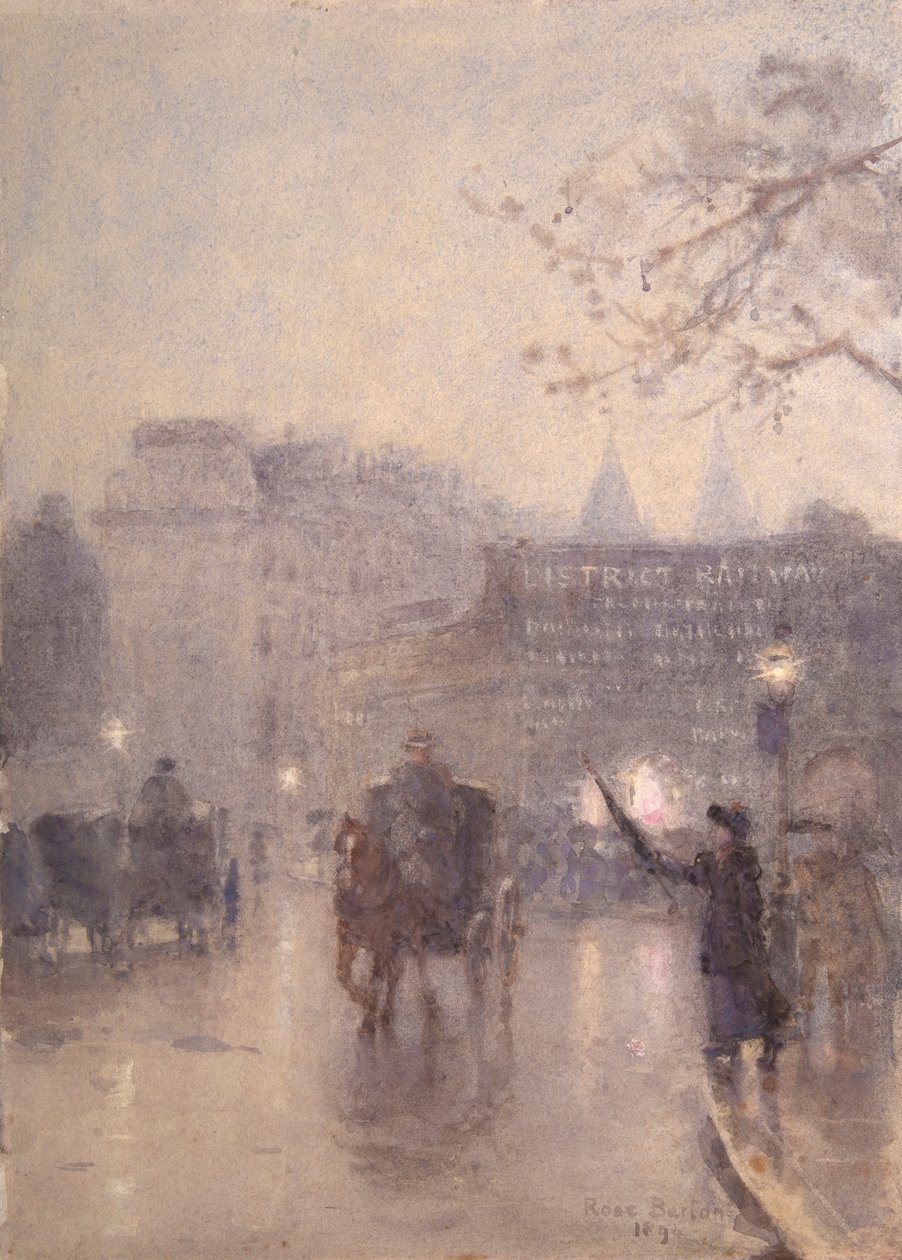 Å vinke en taxi, South Kensington av Rose Maynard Barton