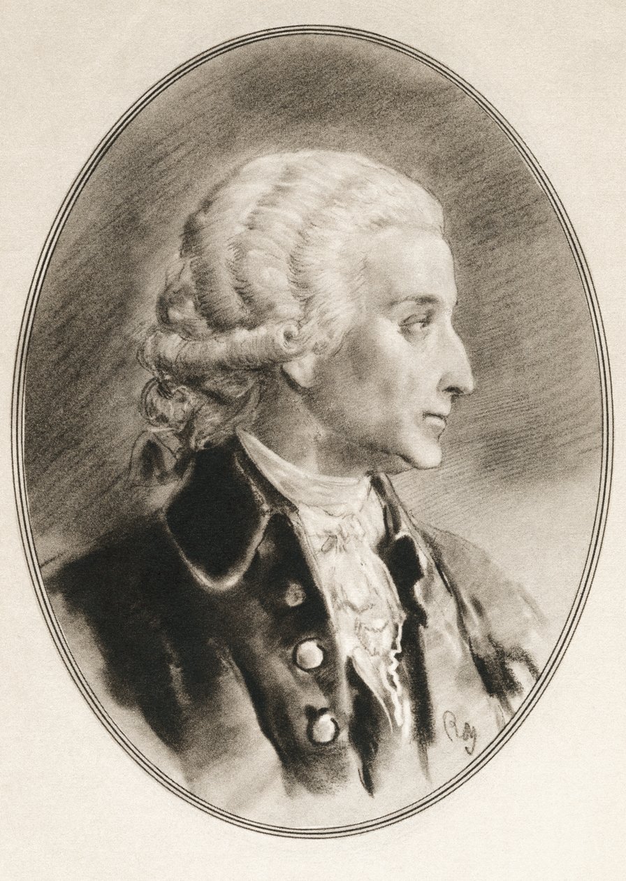 Antoine-Laurent de Lavoisier, alias Antoine Lavoisier etter den franske revolusjonen, fra Living Biography of Famous Men. av Ross Gordon