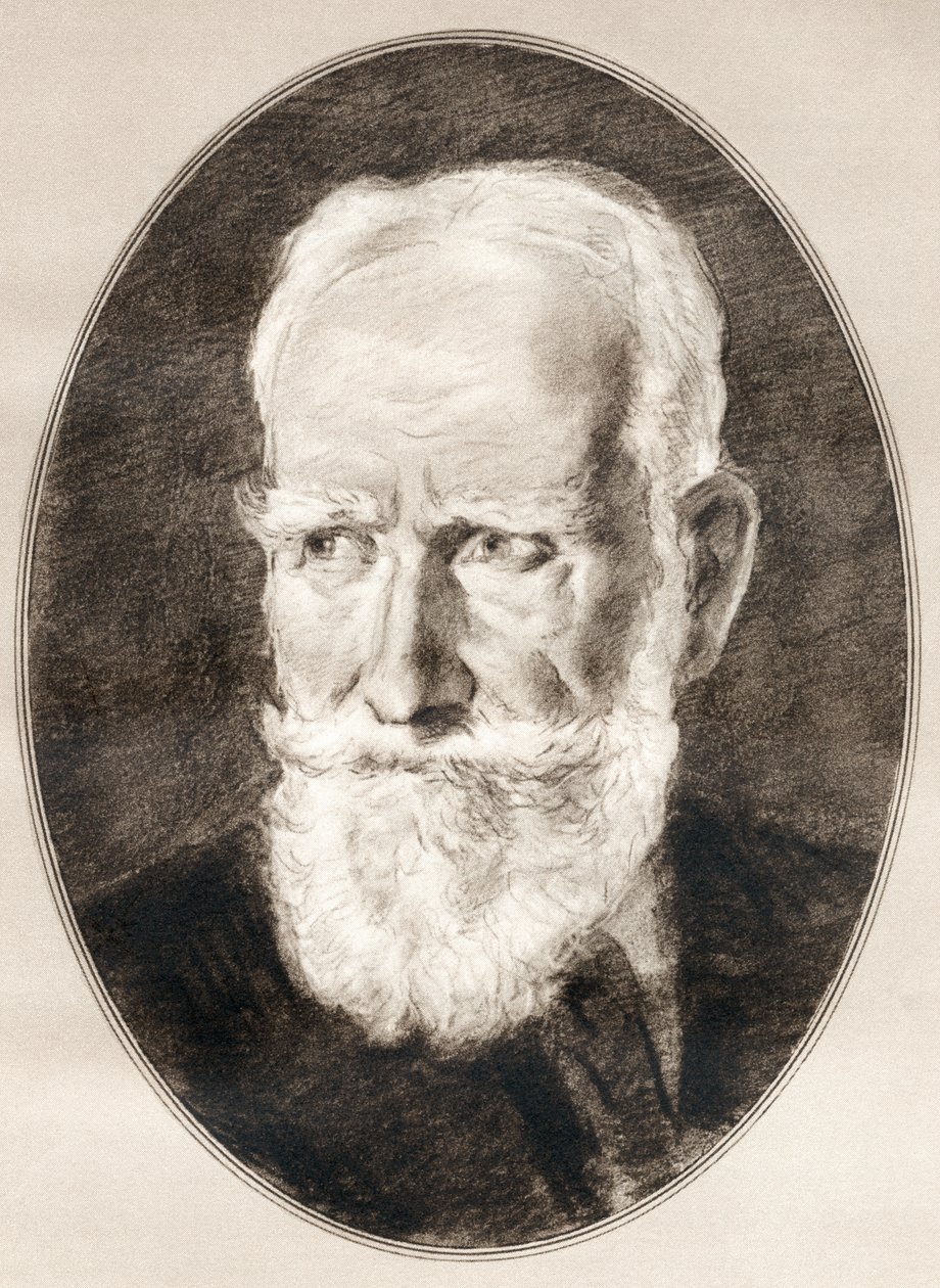 George Bernard Shaw, fra Living Biography of Famous Men. av Ross Gordon
