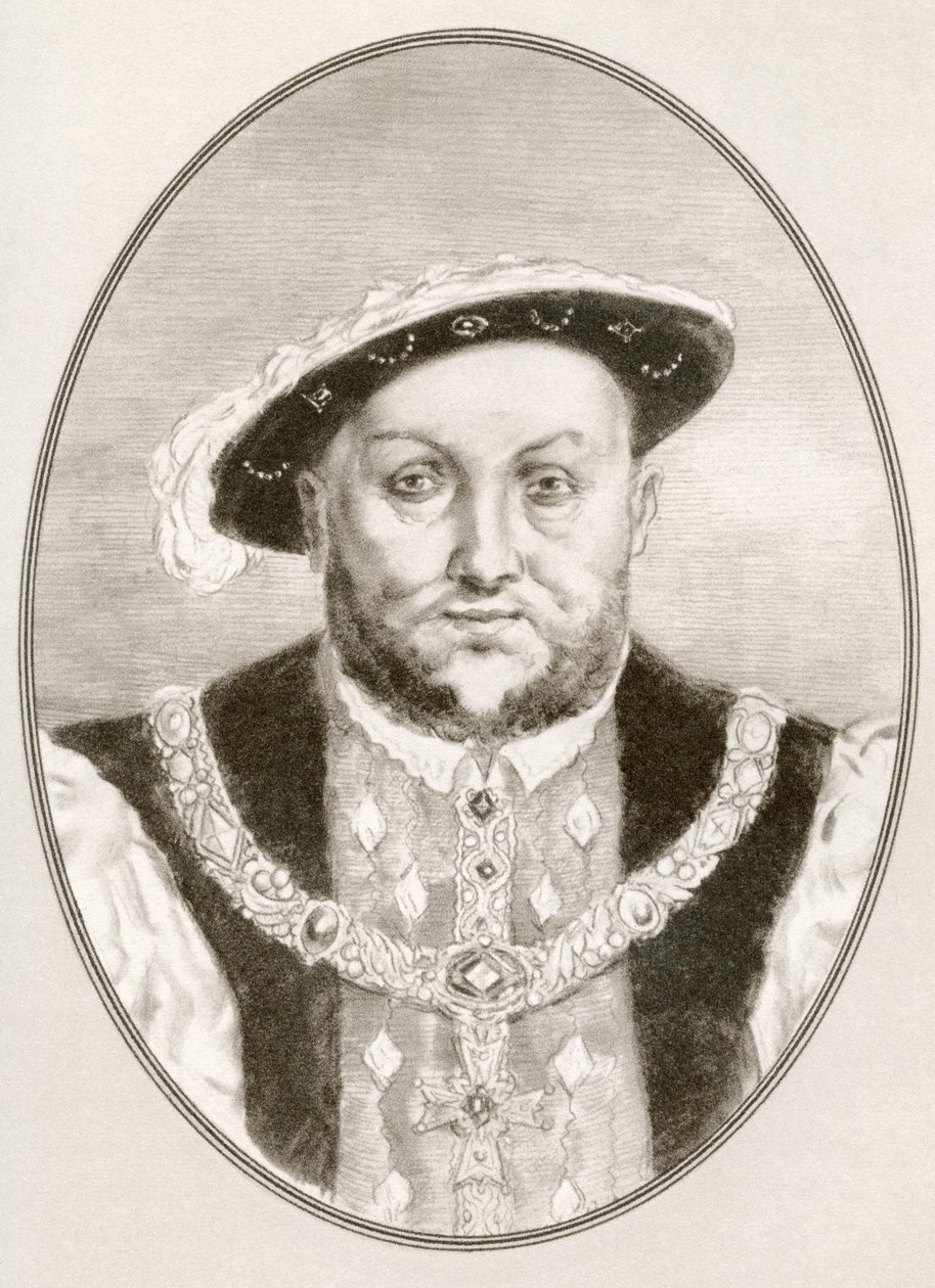 Henry VIII, fra Living Biography of Famous Rulers av Ross Gordon