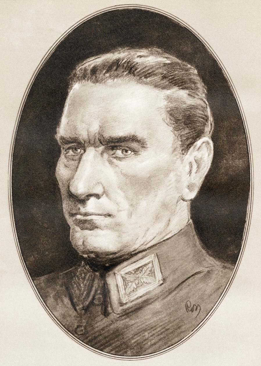 Mustafa Kemal Ataturk, fra Living Biography of Famous Men av Ross Gordon